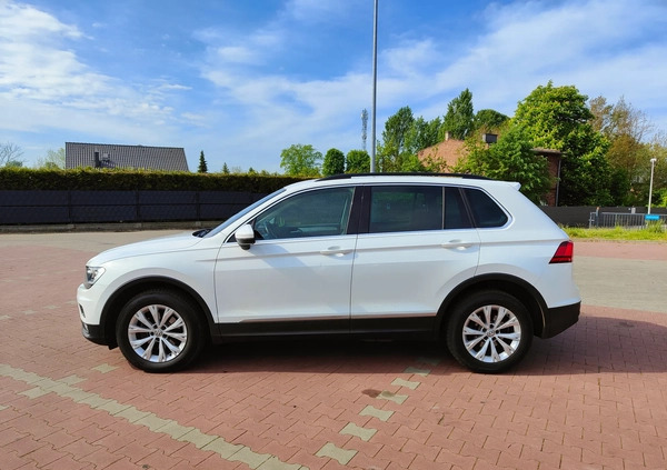 Volkswagen Tiguan cena 77500 przebieg: 220000, rok produkcji 2018 z Zabrze małe 154